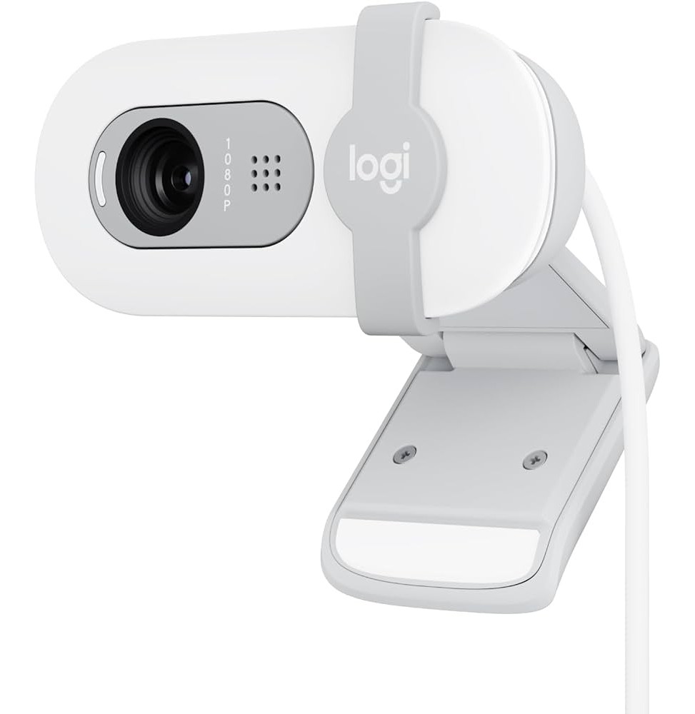 WEBCAM-Logitech Brio 100Full HD WHITE