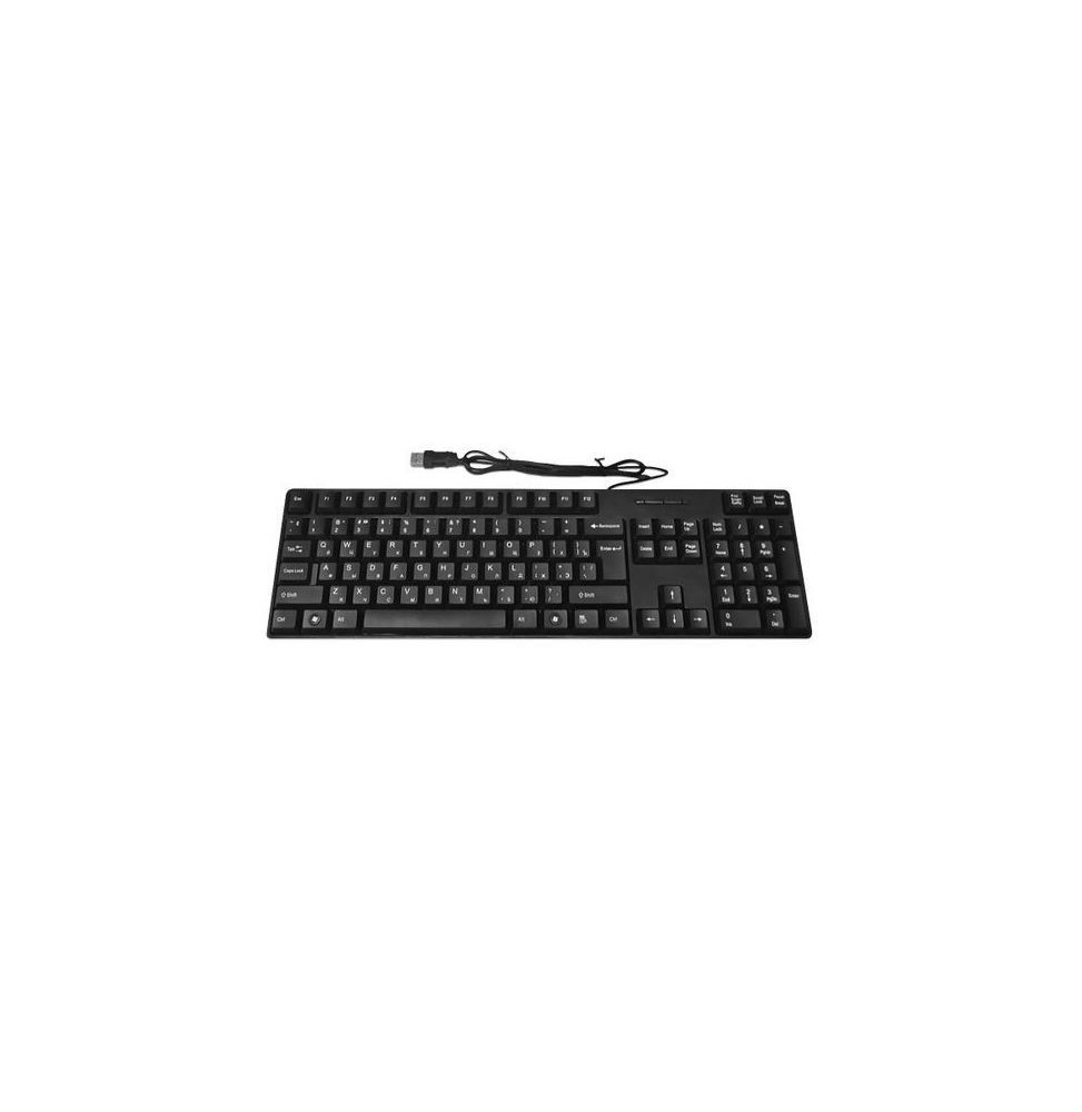 CLAVIER USB TJ-818 AZERTY-NOIR