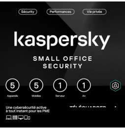 Kaspersky Small Office Security 1 Serveur / 5 Appareils - 1an Abonnement