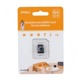 IMOU CARTE MÉMOIRE MICRO SD 64GO CLASSE 10 (ST2-64-S1)