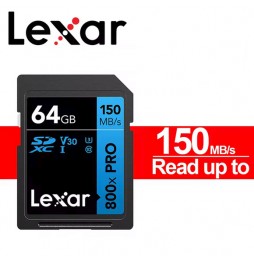 LEXAR CARTE MÉMOIRE 800x PRO 64GB SDXC UHS-I 4K