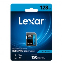 LEXAR CARTE MÉMOIRE 800x PRO 128GB SDXC UHS-I 4K
