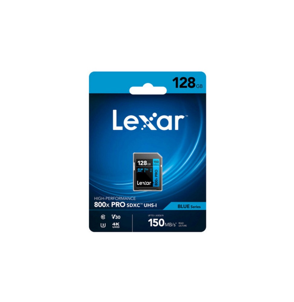 LEXAR CARTE MÉMOIRE 800x PRO 128GB SDXC UHS-I 4K
