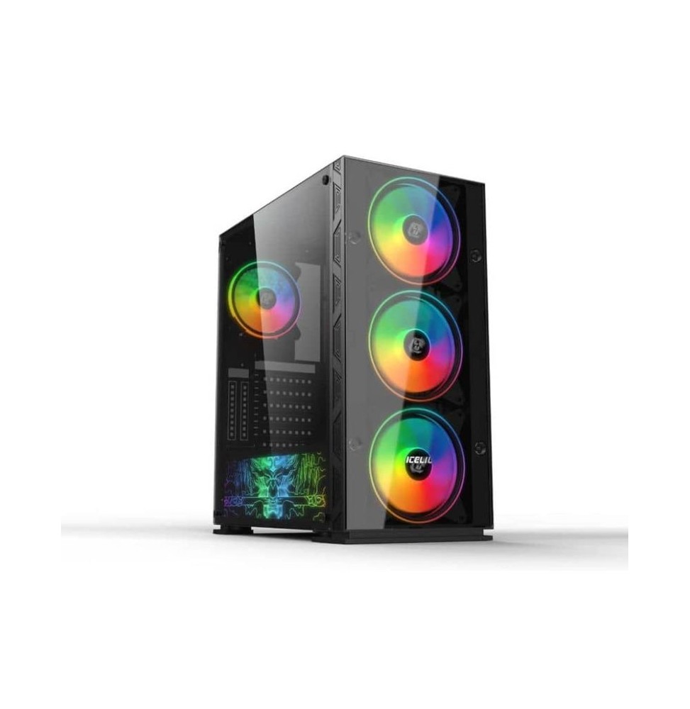 BOITIER GAMER ICELIL RGB AX6